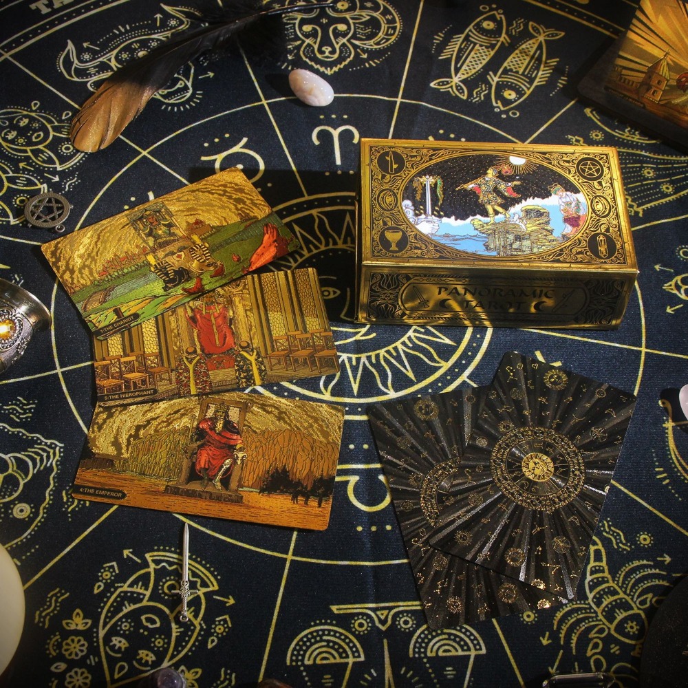 初心者向けタロットカード,クラシックなパノラマライダーカード - Tarot Cards Deck With Guidebook のレビューと価格