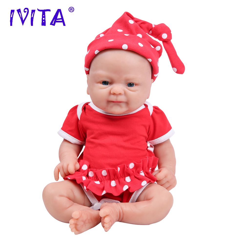 IVITA 14インチ 1.65kg フルボディシリコン製  - Reborn Baby Doll Silicone Realistic のレビューと価格