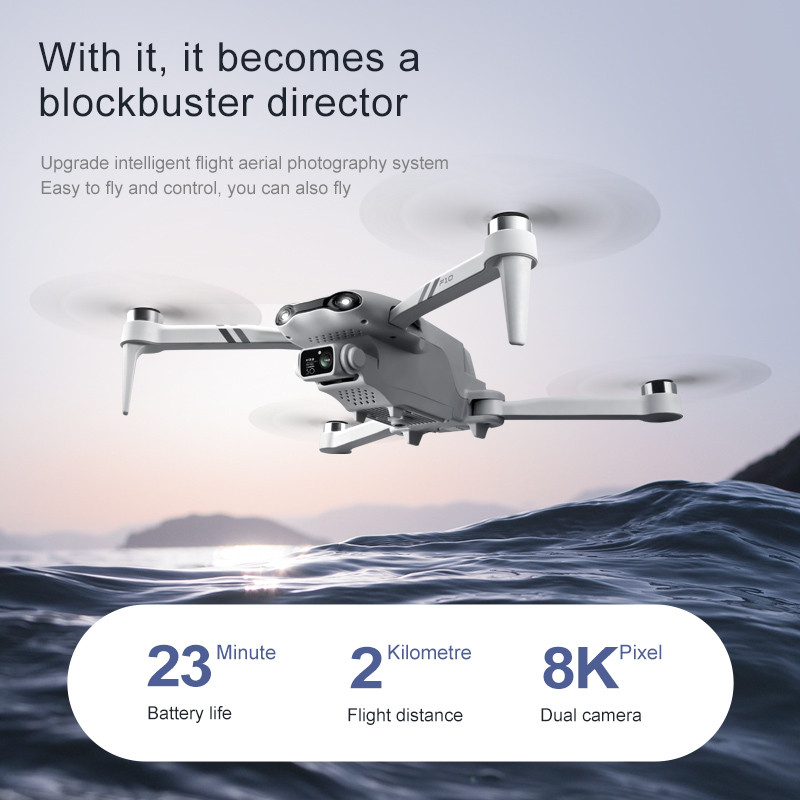 F10 RC ドローン 8K プロフェッショナル 1080P - Fpv Brushless Rc Drone 4K のレビューと価格