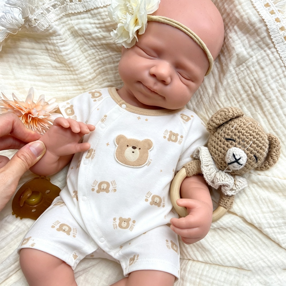 20インチ未塗装DIYフルシリコンリボーンドールリアルタッチ - Reborn Baby Doll Silicone Realistic のレビューと価格
